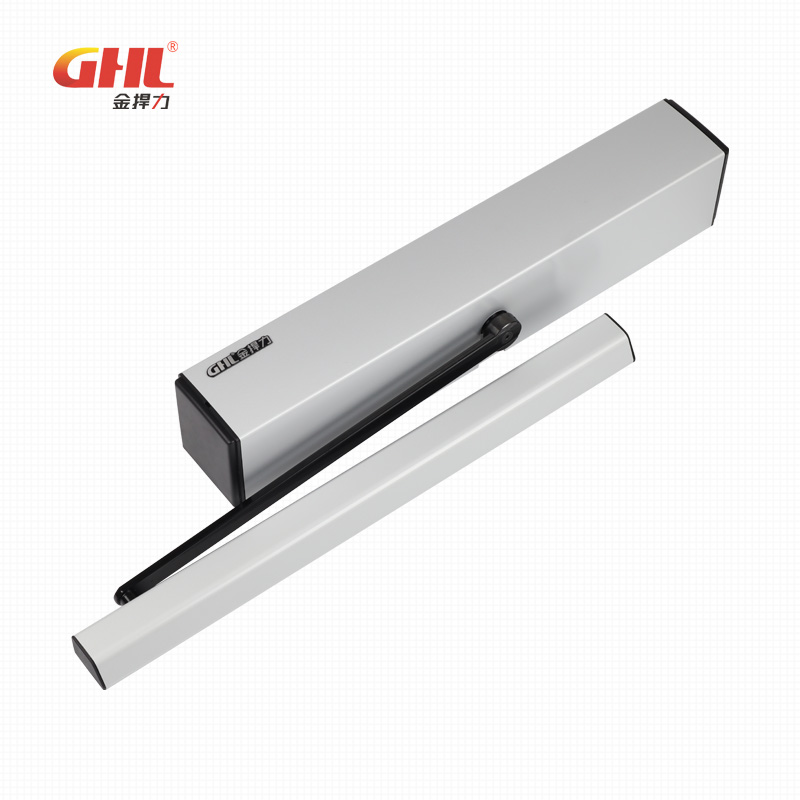 150KG上置橫裝自動平開門機(jī)醫(yī)院潔凈門緩沖間雙門互鎖門禁智能電動閉門器 金捍力