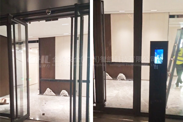 自動平開門機(jī)聯(lián)動門禁可視對講系統(tǒng)