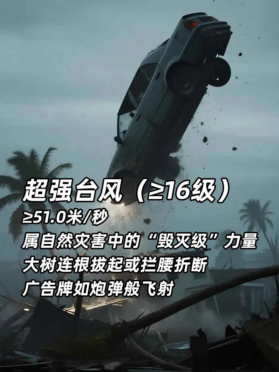 6000Pa風壓相當于16級超強臺風