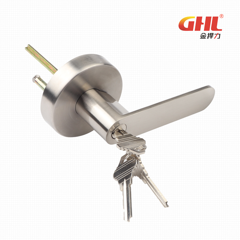 推桿鎖專用 防火門(mén)外側(cè)執(zhí)手鎖 逃生鎖把手 金捍力