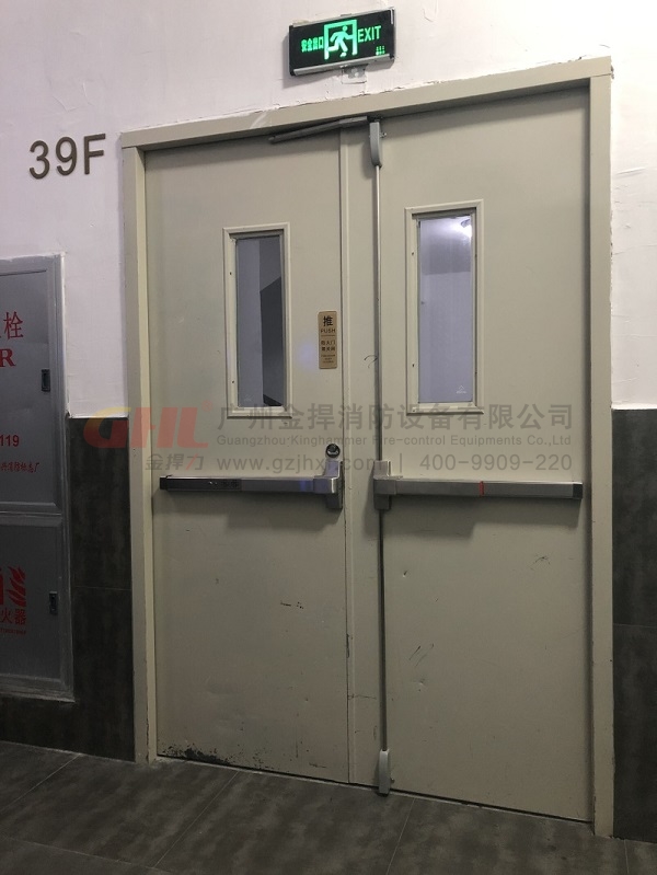 防火門上的語音報警逃生門鎖