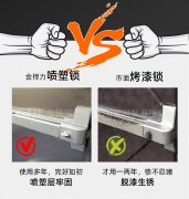 消防門推桿鎖噴塑和烤漆材質(zhì)有什么區(qū)別？哪種更好？